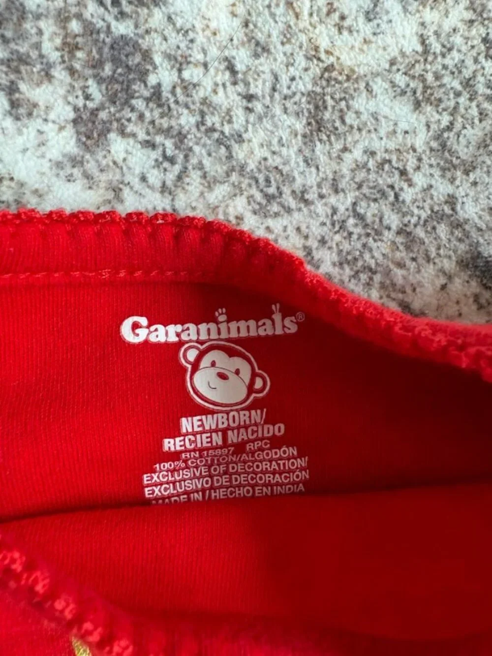 Garanimals Reindeer Onesie Size Newborn